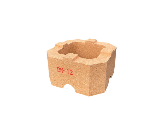 satın al 1520C Yüksek Sıcaklık Ateş Tuğla DN12 Yüksek Sıcaklığa Dirençli Tuğlalar Düşük Görünen Gözeneklilik online manufacture